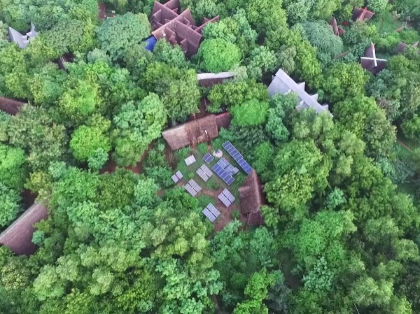 Sadhana Forest Aerial view