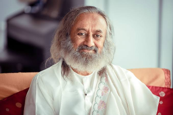 Founder of Art Of Living. Gurudev Sri Sri Ravishankar