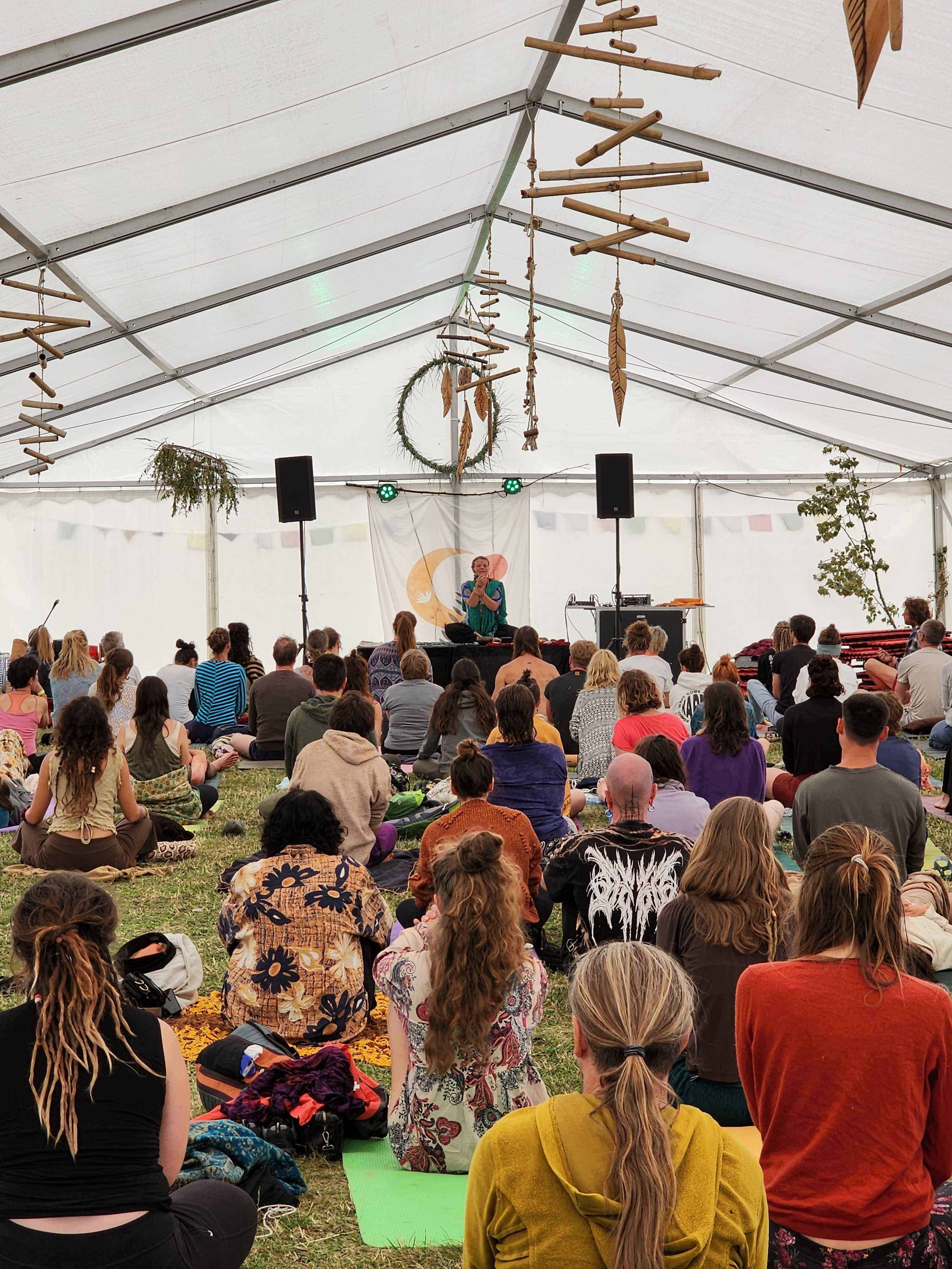 Session at the Yoga Unyted Festival 2025